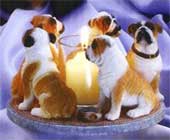 Bulldog Candle Holder