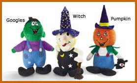 Spooky Musical Dog Toys