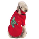 Holiday dog sweater
